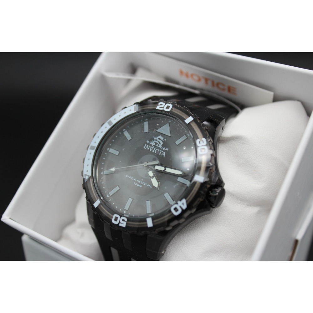 Invicta Subaqua Quartz Watch 100M Water Resistant Silicone Strap 69447 69449 - Picture 1 of 6